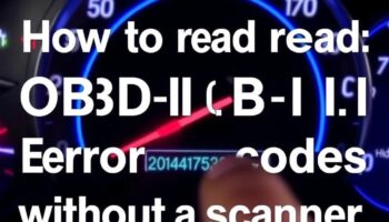 Как читать коды ошибок OBD‑II без сканера: практическое руководство для любознательного водителя