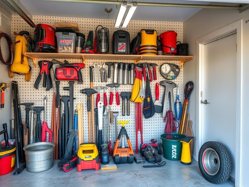 Хранение инструментов в гараже: организация пространства